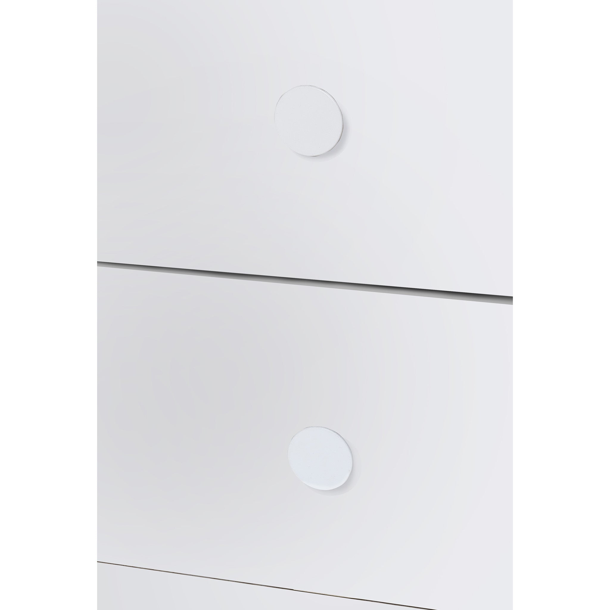 House Style Midsleeper Bed with Storage in White